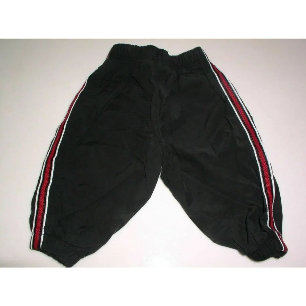 Miniwear Baby 2 Piece Set Black/Red Mega 2 Sport Logo Hooded Cold Weather Outfit - Picture 11 of 12